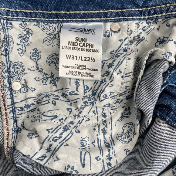 Silver Capri jeans - Picture 4 of 7